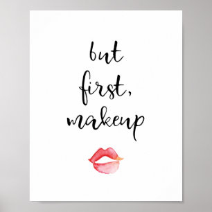 But First Makeup Poster