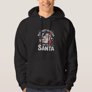 But First Matcha and Then Santa Christmas Hoodie