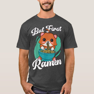 But First Ramen Lover Cat Japanese Kawaii Anime T-Shirt