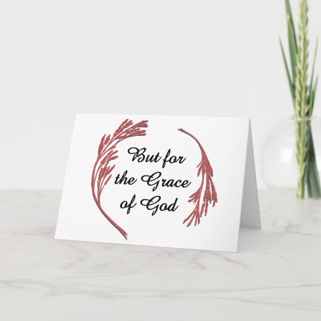 But for the Grace of God Card (Front)