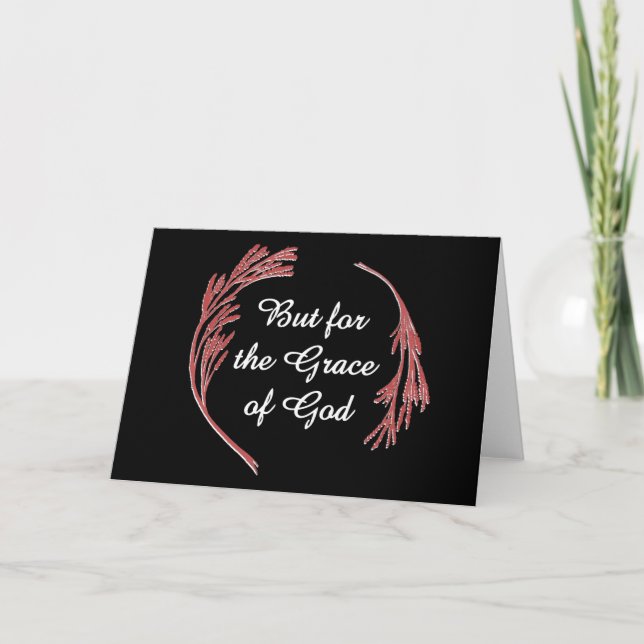But for the Grace of God Card (Front)