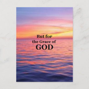 "But for the Grace of God." Postcard