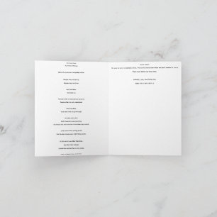 But God Does Poem, Photo, and Quote Thank You Card