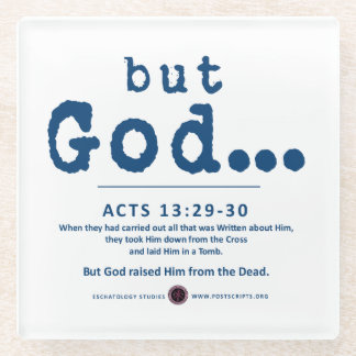 But God Glass Coaster