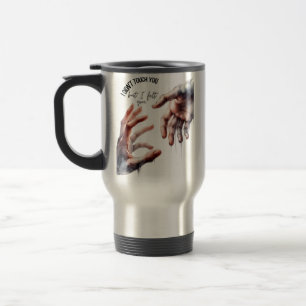 “But I Felt You” with Watercolor Hand Art – Spirit Travel Mug