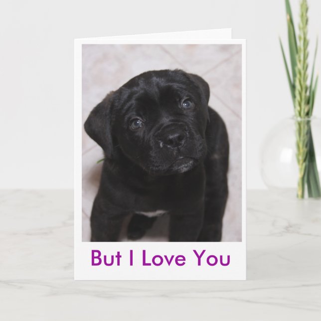 But I Love You Card (Front)