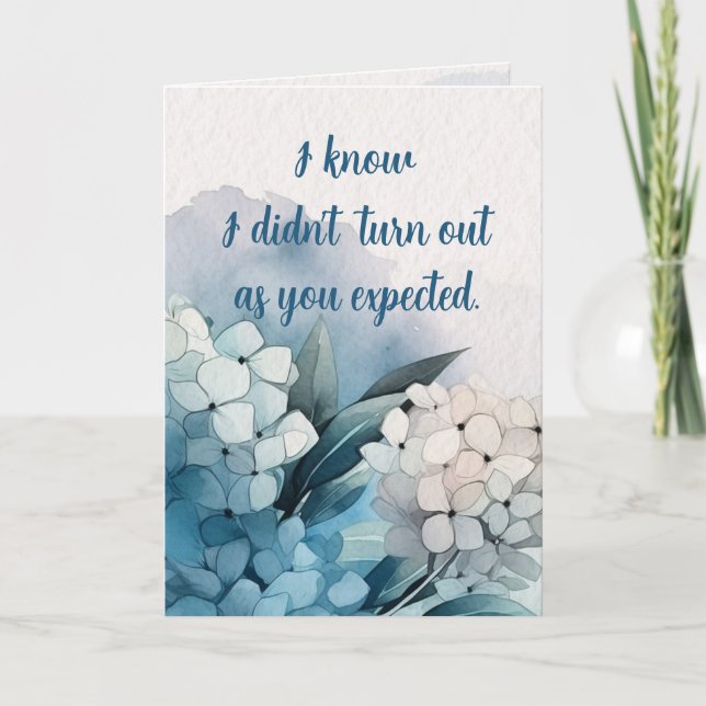 But I'm Happy - Mother's Day - Thank You Card (Front)