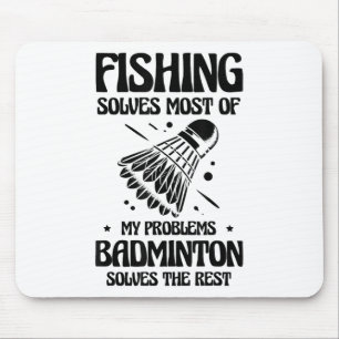 But In My Head Im Playing Badminton Player Shuttle Mouse Mat