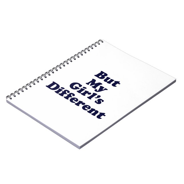 But My Girl's Different Notebook (Left Side)