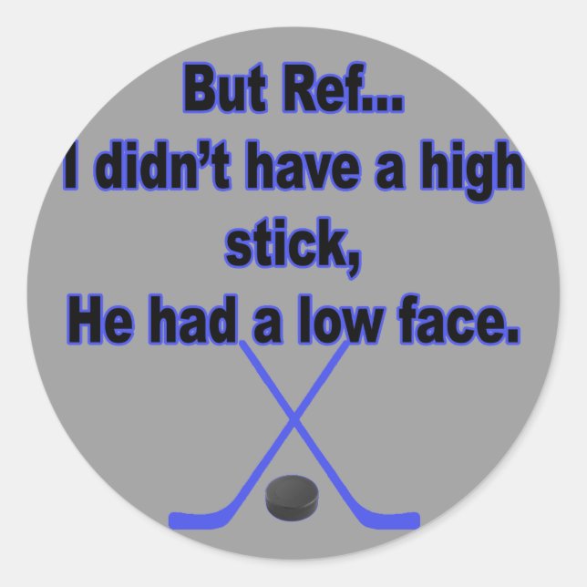 But Ref... Classic Round Sticker (Front)