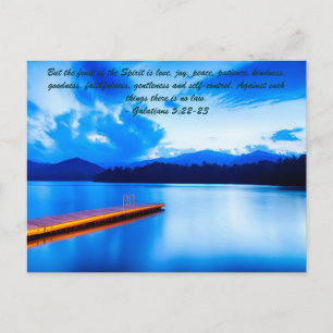 But the fruit of the Spirit is love, joy, peace, p Holiday Postcard