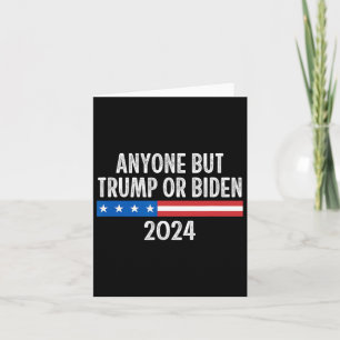 But Trump Or Biden 2024 - Vintage Style - Card