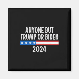 But Trump Or Biden 2024 - Vintage Style - Magnet