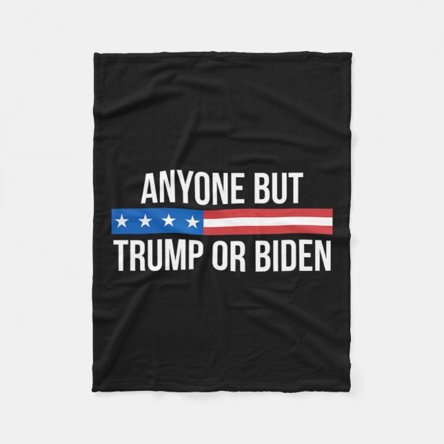But Trump Or Biden -  Fleece Blanket (Front)