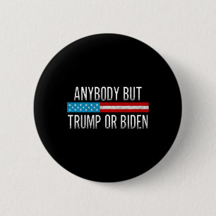 But Trump Or Biden - Vintage Style -  6 Cm Round Badge