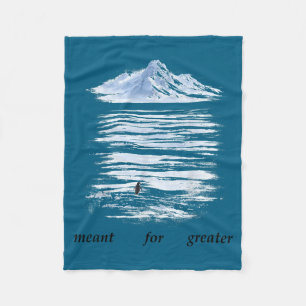 But why penguin sad penguin mountains but why_ mem fleece blanket