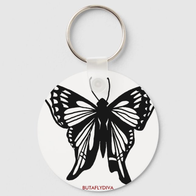 BUTAFLYDIVA Keychain (Front)