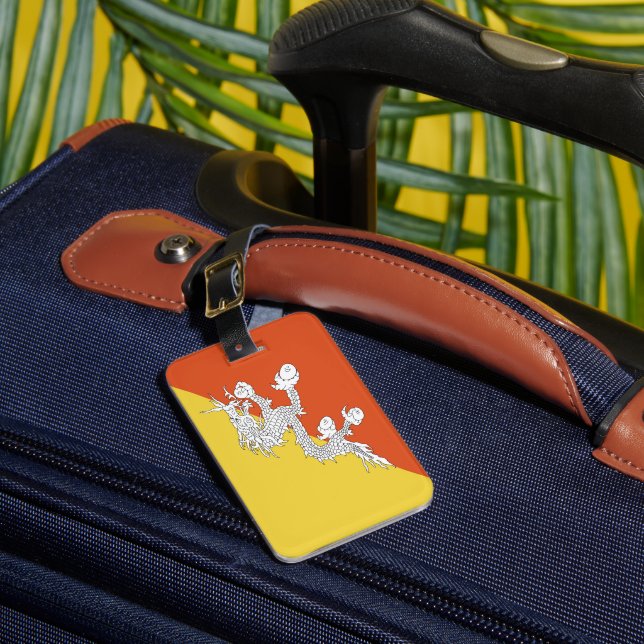Butane flag luggage tag (Front Insitu 1)
