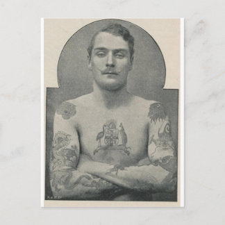 Butch Bruce, the tattooed Australian sailor Postcard
