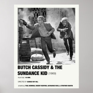 Butch Cassidy and The Sundance Kid 1969 Alternat Poster