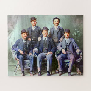 Butch Cassidy & The Sundance Kid Gang Colour Redux Jigsaw Puzzle