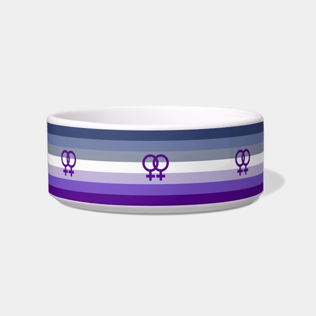 Butch Lesbian Love WLW Pride Bowl (Front)