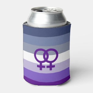Butch Lesbian Love WLW Pride Can Cooler