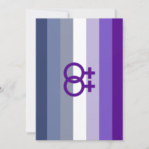 Butch Lesbian Love WLW Pride Holiday Card