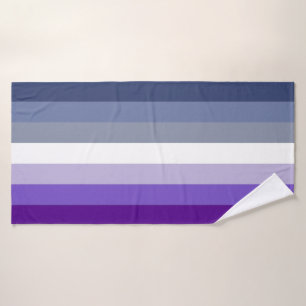 Butch Lesbian Pride Flag Bath Towel