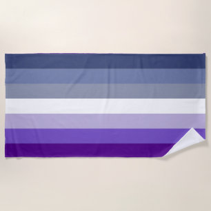 Butch Lesbian Pride Flag Beach Towel