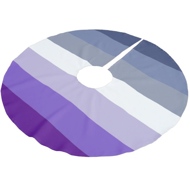 Butch Lesbian Pride Flag Brushed Polyester Tree Skirt (Angled)