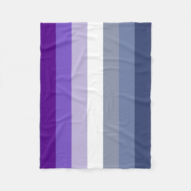 Butch Lesbian Pride Flag Fleece Blanket (Front)