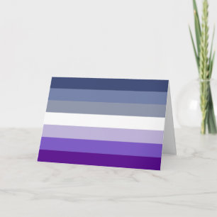 Butch Lesbian Pride Flag Holiday Card