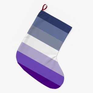 Butch Lesbian Pride Flag Large Christmas Stocking