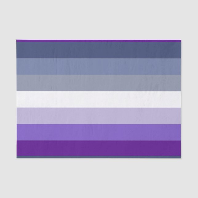 Butch Lesbian Pride Flag Tissue Paper (Front)