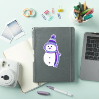 Butch Lesbian Pride Snowman Snowperson Flag