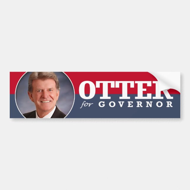 BUTCH OTTER CAMPAIGN BUMPER STICKER (Front)