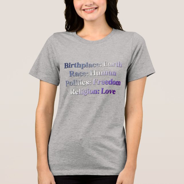 Butch Pride -  Tri-Blend Shirt (Front)