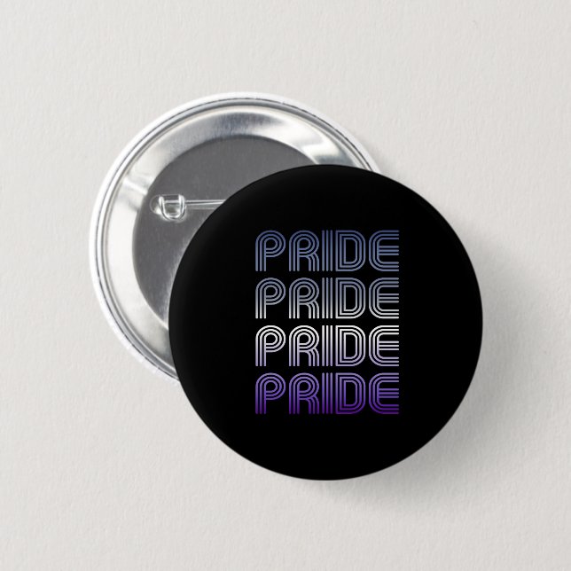 Butch Retro Pride 6 Cm Round Badge (Front & Back)