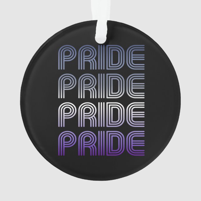 Butch Retro Pride Ornament (Back)
