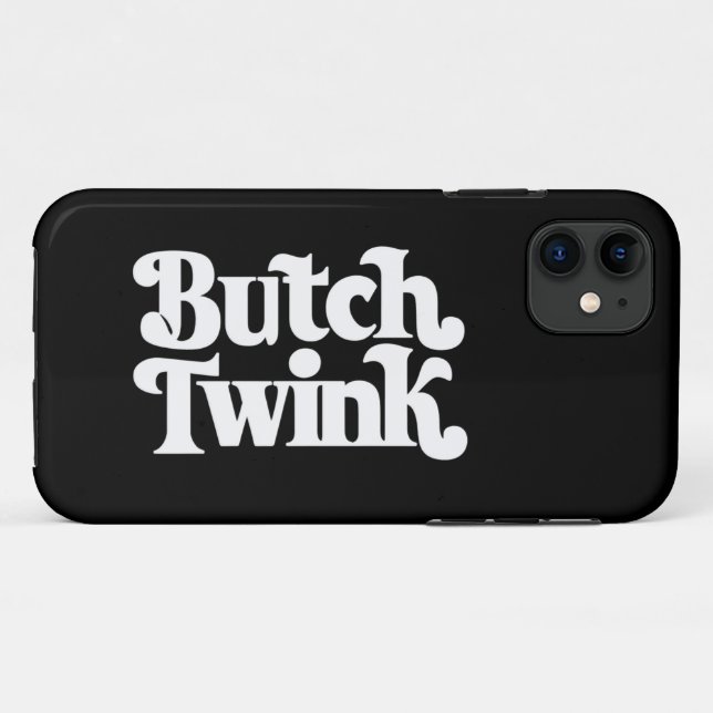 Butch Twink LGBTQ Pride Month Case-Mate iPhone Case (Back (Horizontal))