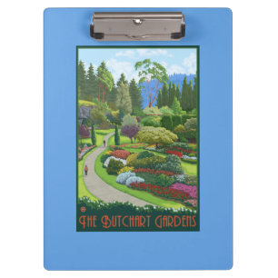 Butchart Gardens - Brentwood Bay Clipboard