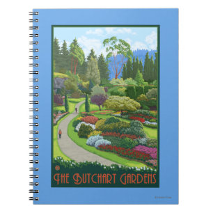Butchart Gardens - Brentwood Bay Notebook