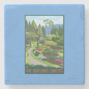 Butchart Gardens - Brentwood Bay Stone Coaster
