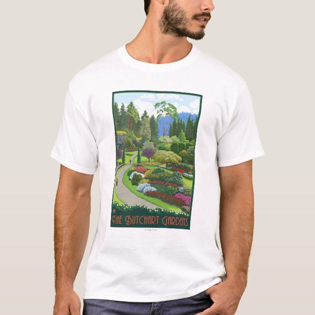 Butchart Gardens - Brentwood Bay T-Shirt (Front)