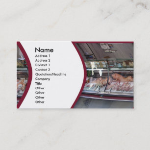 Butcher Business card