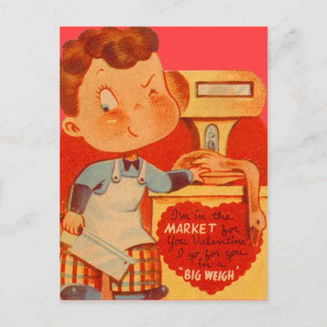 Butcher Funny Valentine Card (Front)