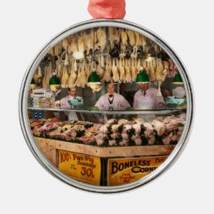 Butcher - Hooked on chicken 1931 Metal Tree Decoration