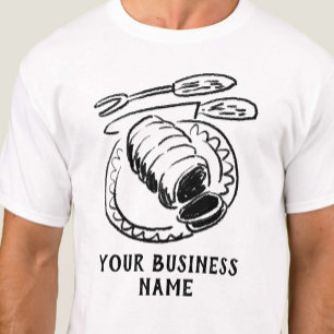 Butcher Joint of Meat Illustration to Personalise T-Shirt