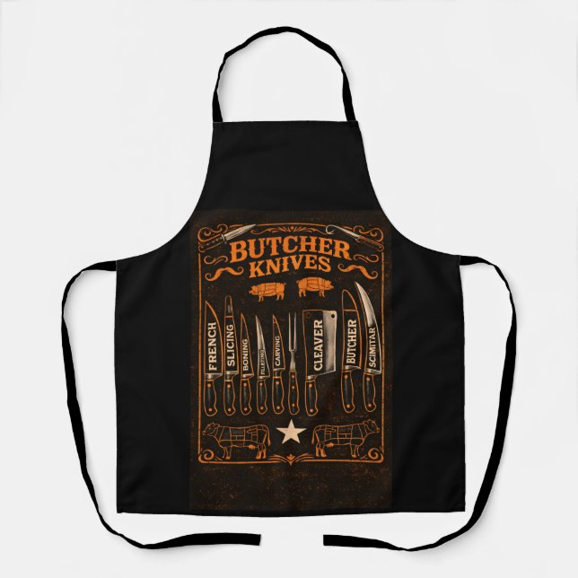 Butcher Knives Apron (Front)